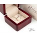 18К Бяло Злато Годежен Пръстен с  Диамант  Bloom Jewellery